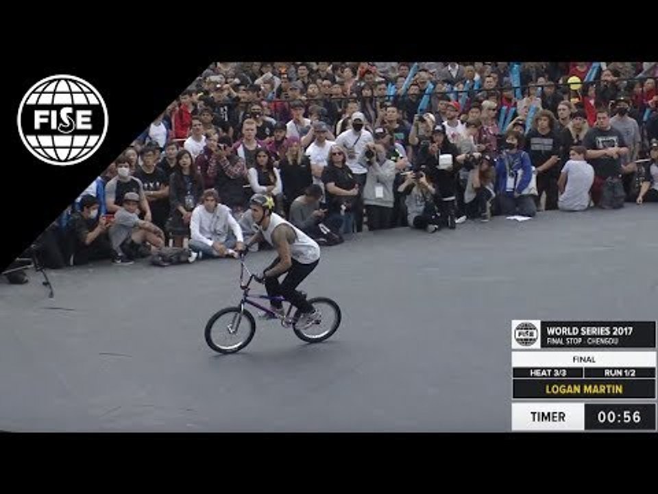 Logan Martin: 2nd Final UCI BMX Freestyle Park World Cup - FISE World Series Chengdu