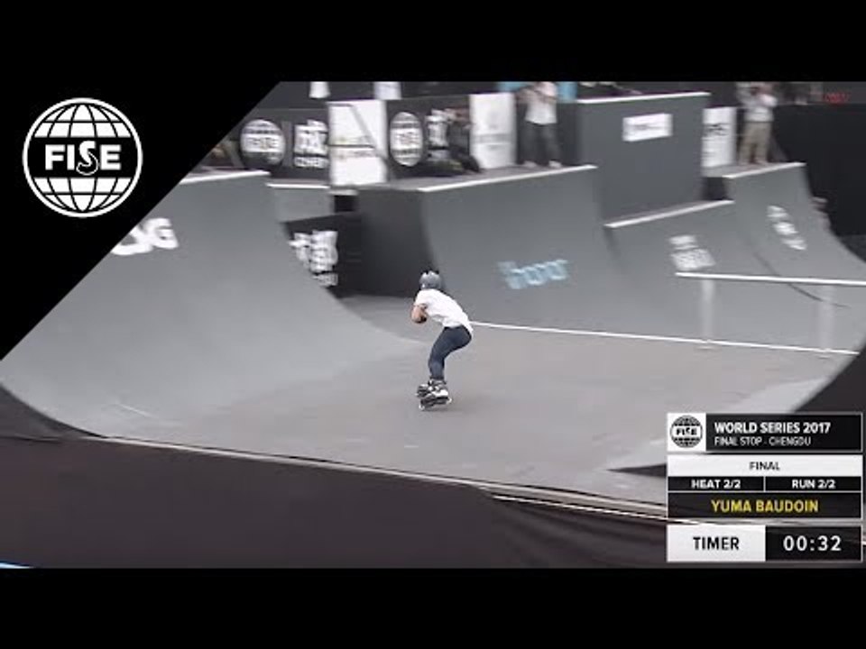 Yuma Baudoin: 1st Final FIRS Roller Freestyle Park World Cup - FISE World Series Chengdu