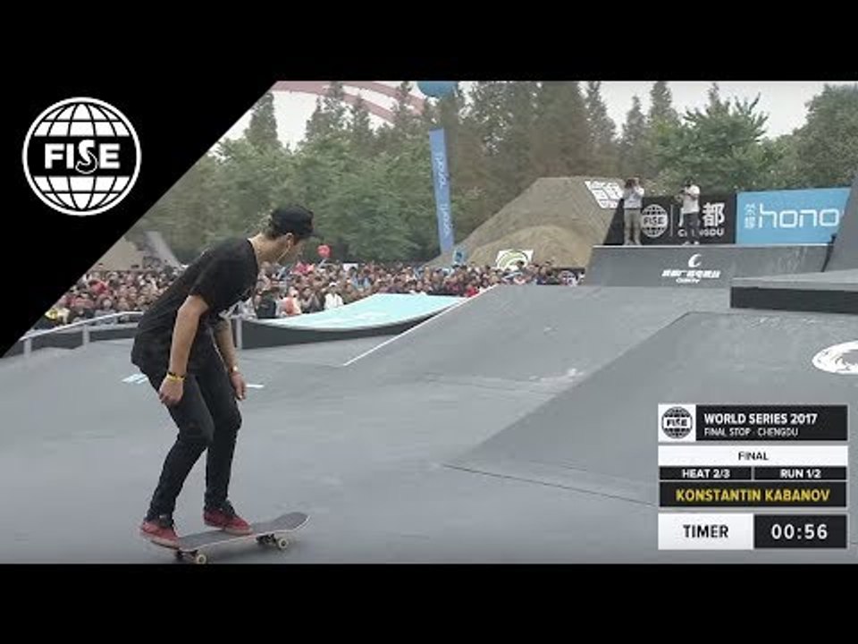 Konstantin Kabanov: 2nd Final Skateboard Street Pro - FISE World Series Chengdu