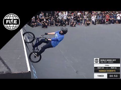 Hannah Roberts: 1st Final UCI BMX Freestyle Park World Cup Women's - FISE World Series Chengdu