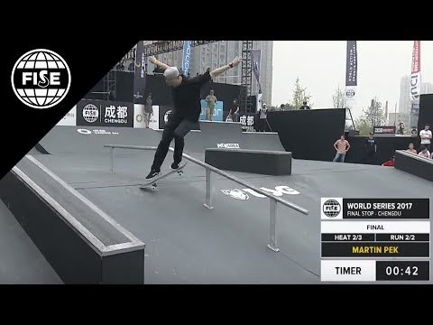 Martin Pek: 3rd Final Skateboard Street Pro - FISE World Series Chengdu