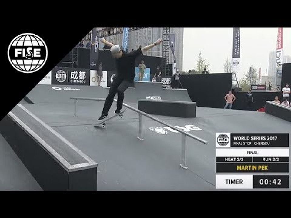 Martin Pek: 3rd Final Skateboard Street Pro - FISE World Series Chengdu