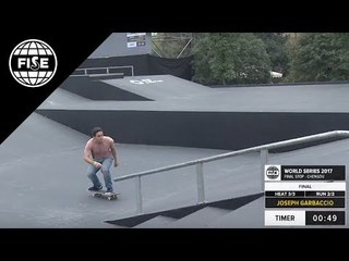 Joseph Garbaccio: 1st Final Skateboard Street Pro - FISE World Series Chengdu