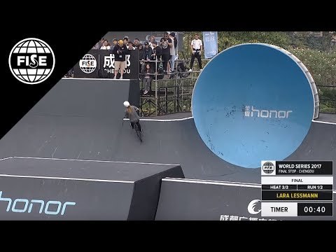 Lara Lessman: 2nd Final UCI BMX Freestyle Park World Cup Women's FISE World Series Chengdu 2017