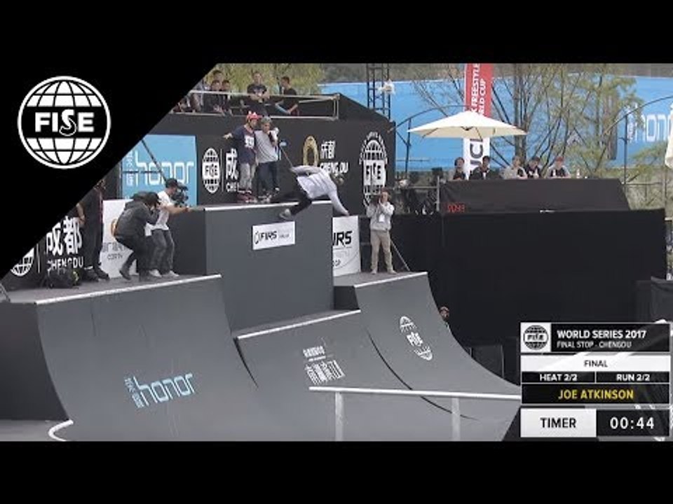 Joe Atkinson: 2nd Final FIRS Roller Freestyle Park World Cup - FISE World Series Chengdu