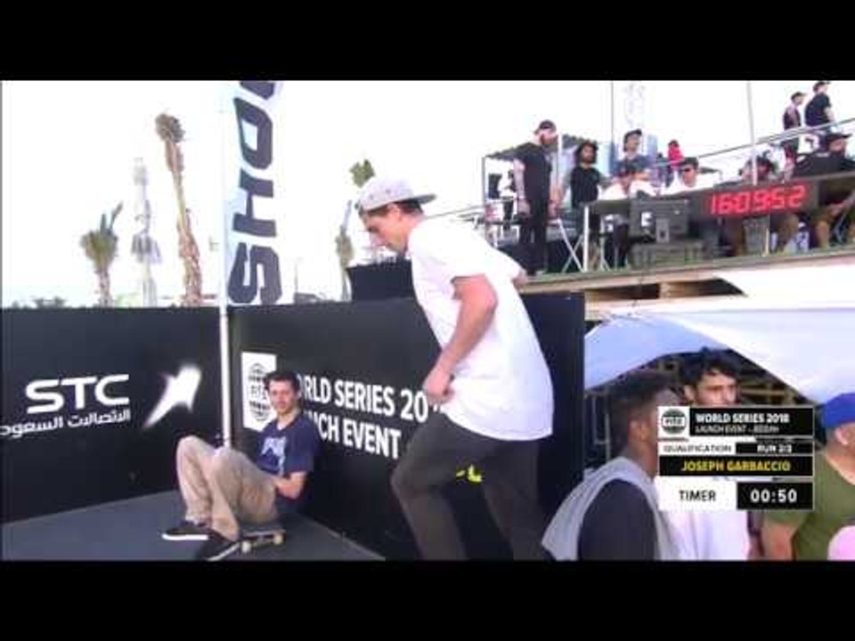 Joseph Garbaccio | 1st Skateboard Street Pro Qualifiers | FISE Jeddah