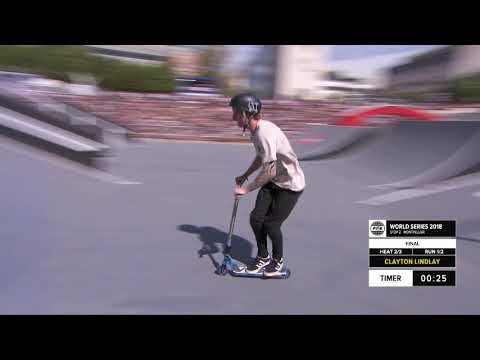 Clayton Lindley | 1st Scooter Freestyle Park Final - FISE World Series Montpellier 2018
