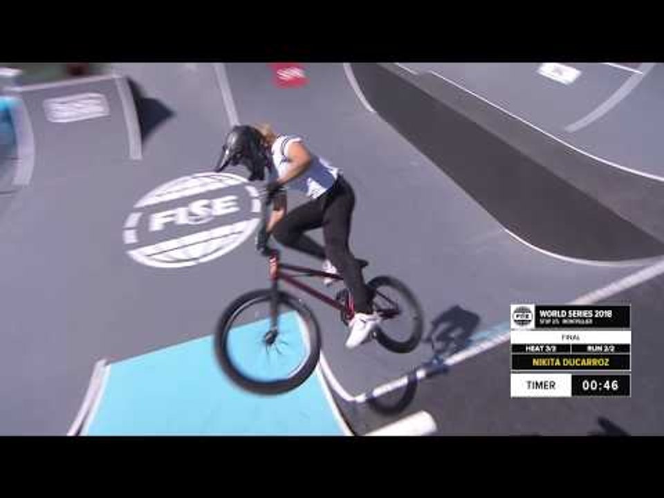 Nikita Ducarroz | 2nd Final UCI BMX Freestyle Women's World Cup - FISE World Series Montpellier 2018