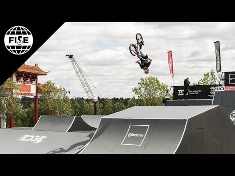 Charlotte Worthington 3rd Place - UCI BMX Freestyle Park Women World Cup Final | FISE Edmonton 2018