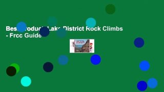 Best product  Lake District Rock Climbs - Frcc Guide