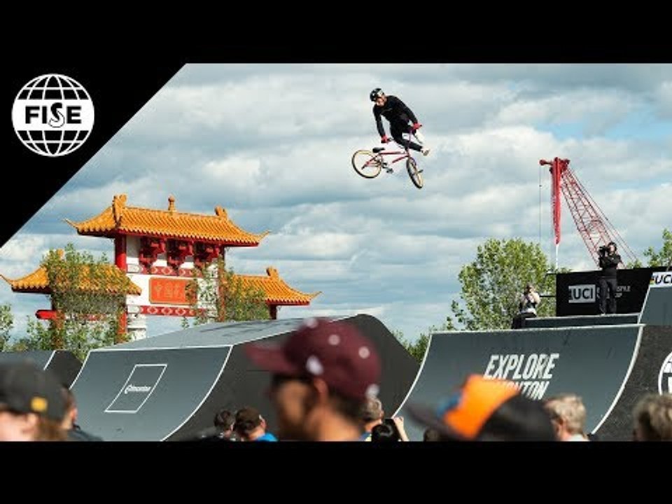 Jake Leiva Winning Run - UCI BMX Freestyle Park World Cup Semi Final | FISE Edmonton 2018
