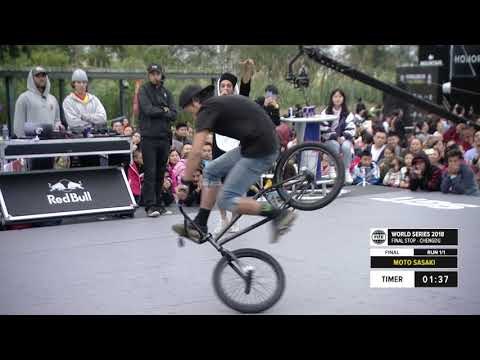 Moto Sasaki 2nd place - UCI BMX Flatland World Cup Final | FISE World Series Chengdu 2018