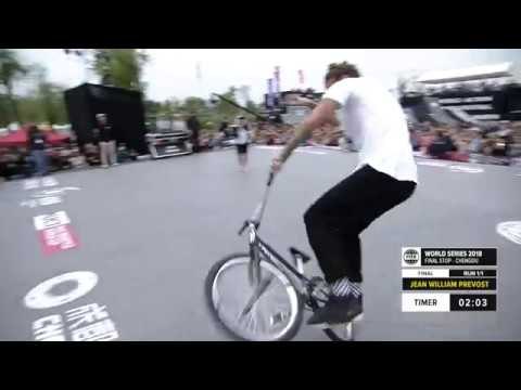 Jean William Prévost 1st place - UCI BMX Flatland World Cup Final | FISE World Series Chengdu 2018