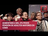 Gobierno CDMX aumentará pensión de adultos mayores