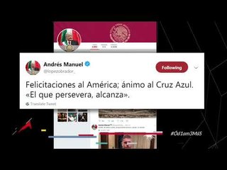 López Obrador le mandó mensaje a América y Cruz Azul | Adrenalina