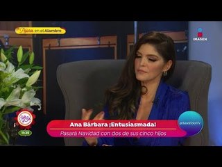 ¿Ana Bárbara se considera una mala mamá? | Sale el Sol