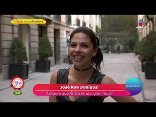 José Ron reacciona al encontrarse con su exnovia África Zavala | Sale el Sol