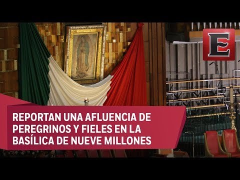Peregrinos cantan Las Mañanitas a la Virgen de Guadalupe