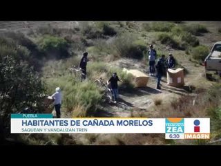 Pueblo entero asalta tren | Noticias con Zea