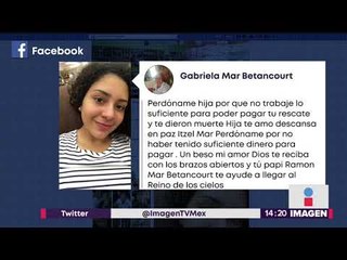 "Perdóname hija porque no trabajé lo suficiente para poder pagar tu rescate..." | Yuriria Sierra