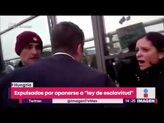 Expulsan a dos diputados de canal de televisión por querer hablar en contra de "ley de esclavitud"