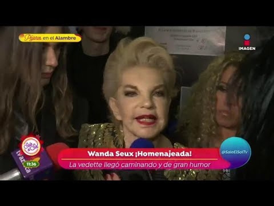 Wanda Seux fue homenajeada tras sufrir múltiples infartos | Sale el Sol