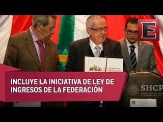 LO ÚLTIMO: Carlos Urzúa entrega a diputados el Paquete Económico 2019