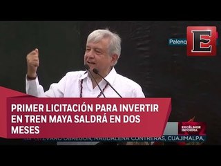 Lopez Obrador pone en marcha trabajos del Tren Maya