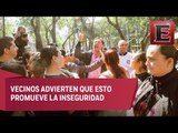 Vecinos y comerciantes se disputan Glorieta de Chilpancingo