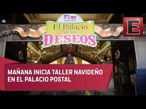 Llega la navidad al Palacio Postal de la CDMX