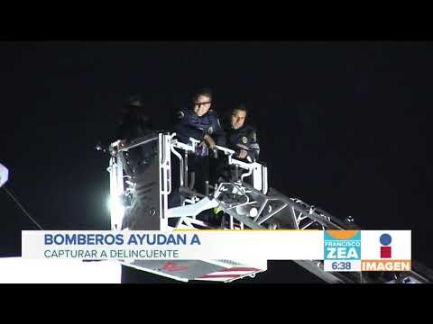 Bomberos ayudan a atrapar a delincuente | Noticias con Francisco Zea