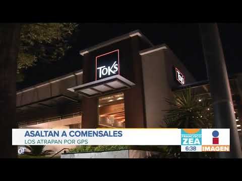 Asaltan a comensales y los atrapan por GPS de celular que robaron | Noticias con Zea