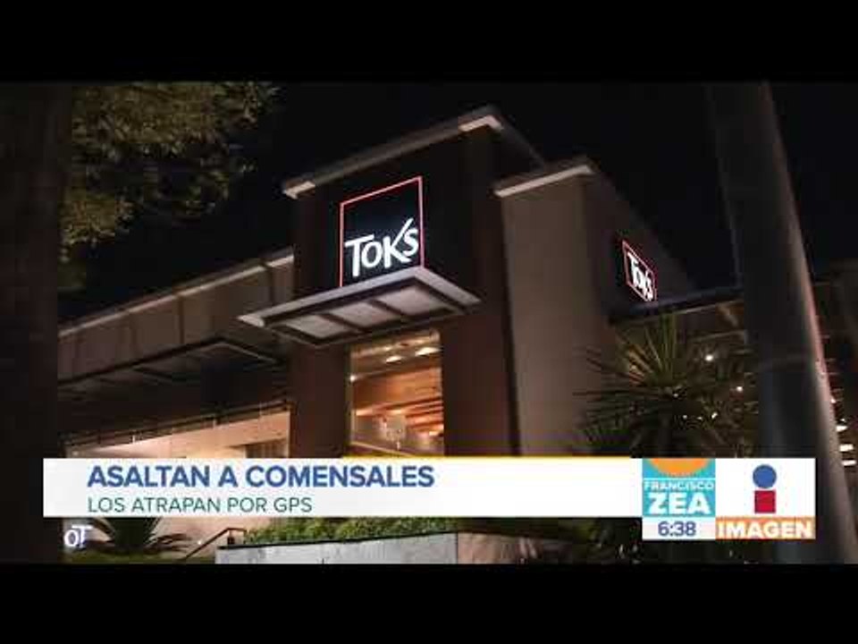 Asaltan a comensales y los atrapan por GPS de celular que robaron | Noticias con Zea