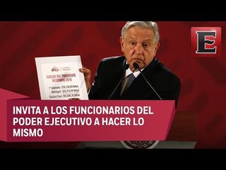López Obrador devuelve más de 22 mil pesos de su primera quincena