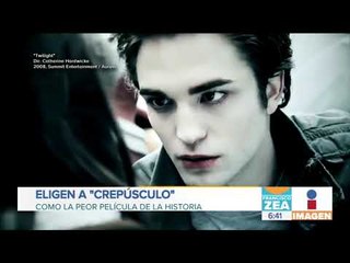 Eligen a "Crepúsculo" como la peor película de la historia | Noticias con Francisco Zea