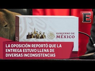 Inconsistencias en la entrega del Paquete Económico 2019
