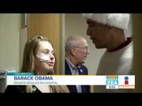 Barack Obama fue a hospital infantil a entregar regalos | Noticias con Zea