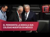 Carlos Payán recibe la medalla Belisario Domínguez en el Senado