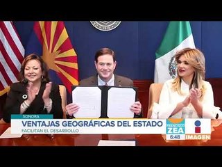 Sonora firma con Nuevo México y Arizona acuerdo para exportar gas natural a Asia