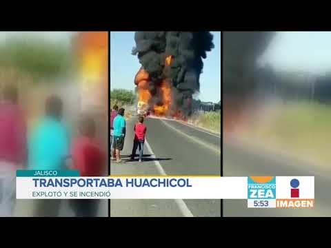 Explota vehículo que transportaba combustible robado en Jalisco | Noticias con Francisco Zea