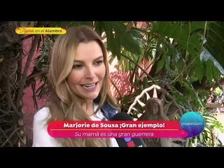 ¡Marjorie de Sousa con fortaleza para sacar a su hijo adelante! | Sale el Sol