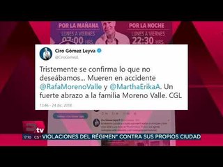 Políticos de México confirman muerte de Martha Erika Alonso