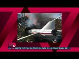 Imágenes del accidente de aeronave donde murió Martha Erika Alonso