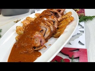 Rollo de pecho de cerdo con frutos secos y papas para Año Nuevo | Sale el Sol