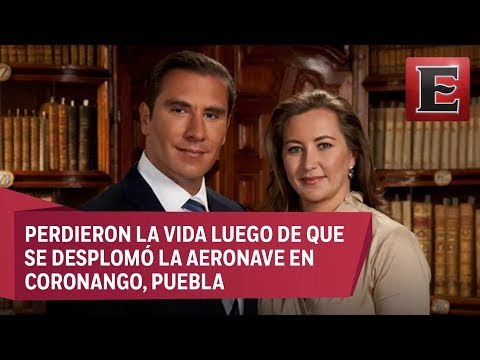 Mueren gobernadora y exgobernador de Puebla en accidente aéreo