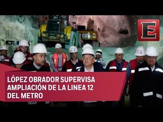 Impulsa López Obrador ampliación de la L-12 del Metro