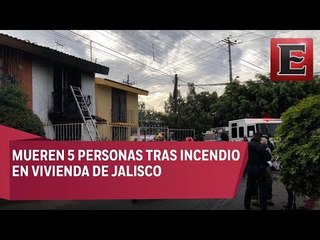 Incendio en una casa deja 5 muertos en Zapopan