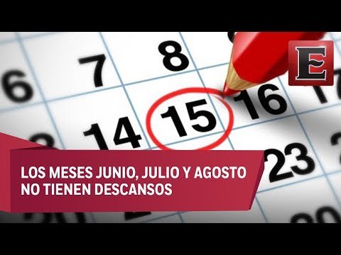 Estos serán los días festivos y puentes del 2019