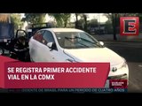 Se registra el primer accidente vehicular del año