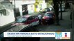 En segundos, roban faros de coche estacionado en la CDMX | Noticias con Francisco Zea